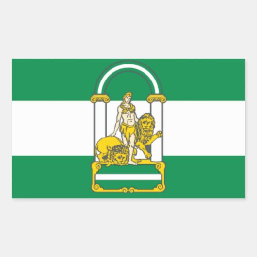 Pegatinas Andalucía Rechthoekige Sticker (Voorkant)