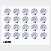 Pegatinas chica fashion ronde sticker (Vel)