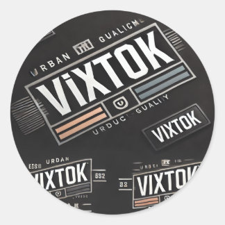 Pegatinas CLIB VIXTOK Ronde Sticker