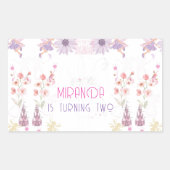 Pegatinas  con diseño de Hadas Rechthoekige Sticker (Voorkant)