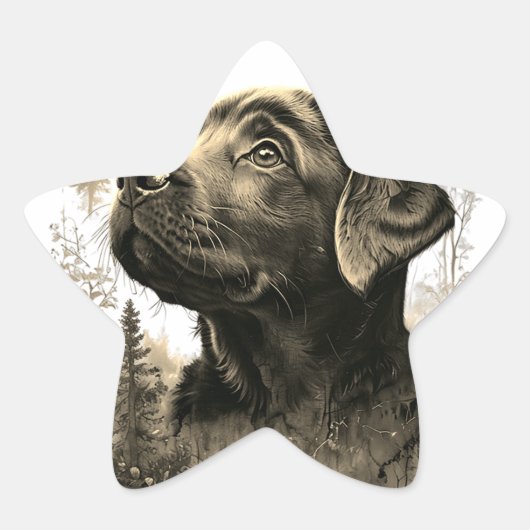 Pegatinas con forma de estrella ster sticker (Voorkant)