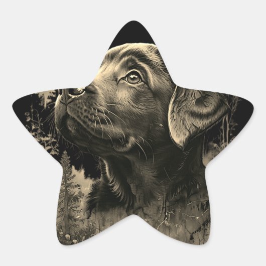 Pegatinas con forma de estrella ster sticker (Voorkant)