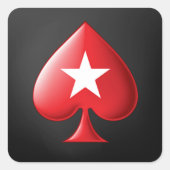 Pegatinas Cuadradas, Brillo Vierkante Sticker (Voorkant)