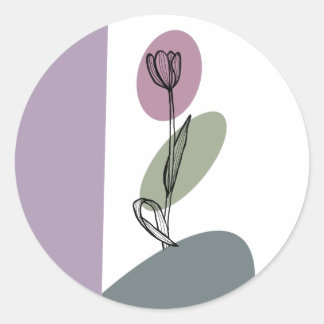 PEGATINAS TULIPÁN  RONDE STICKER