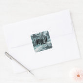 Pegatinas Volna olas Vierkante Sticker (Envelop)