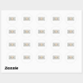 PEGATINAS Y ETIQUETAS RONDE STICKER (Vel)