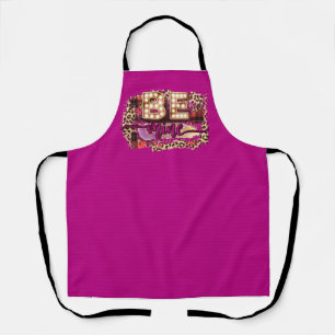 Peggy Ann Be Mine Leppard Paars Kitchen Schort