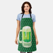 Peggy Ann over Black Green St Patrick's Schort (Gedragen)