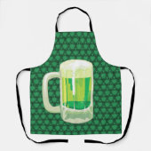 Peggy Ann over Black Green St Patrick's Schort (Voorkant)