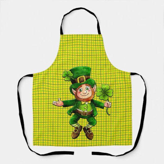 Peggy Ann Over Gold Pset St Patrick's Schort (Voorkant)