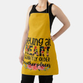 Peggy Ann Yellow Young en Old Kitchen Schort (Insitu)