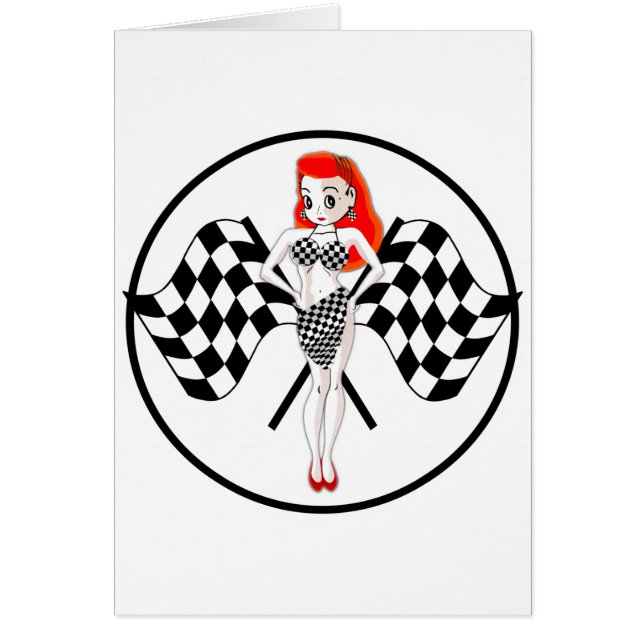 Peggy Pitstop Race Flags (Voorkant)