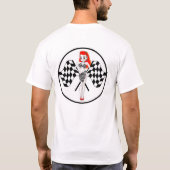 Peggy Pitstop Racing Flags T-shirt (Achterkant)
