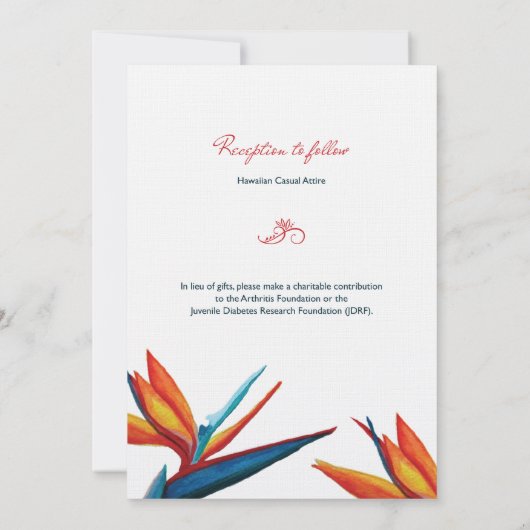 Peggy - Uitnodiging 5 x7 Linnen (Achterkant)