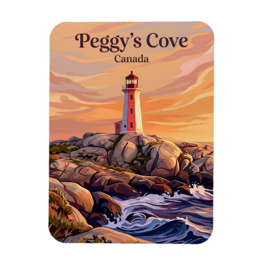 Peggy's Cove Canada Magneet (Verticaal)