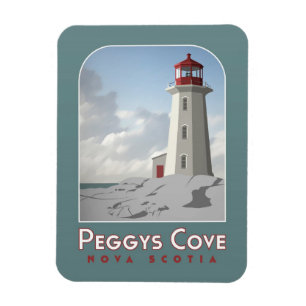 Peggy's Cove Deco Magnet Magneet