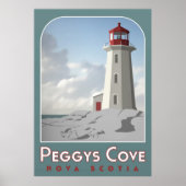 Peggy's Cove Deco Poster (Voorkant)