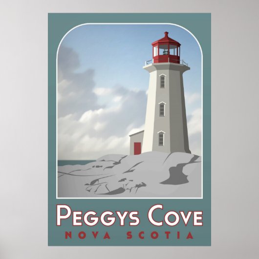 Peggy's Cove Deco Poster (Voorkant)