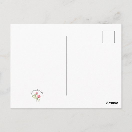 Peggy's Cove Lighthouse Briefkaart (Achterkant)