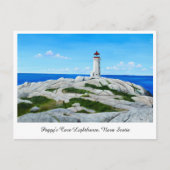 Peggy's Cove Lighthouse Briefkaart (Voorkant)