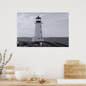Peggy's Cove Lighthouse, fijne kunstdruk Poster (Keuken)