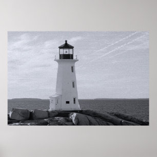 Peggy's Cove Lighthouse, fijne kunstdruk Poster