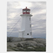 Peggy's Cove Lighthouse Fleece Blanket( 3 maten ) Deken (Voorkant)