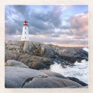 Peggy's Cove Lighthouse Glazen Onderzetter