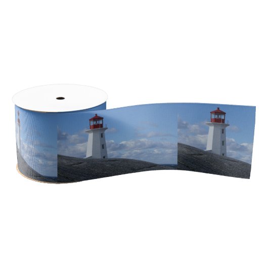 Peggy's Cove Lighthouse Grosgrain Lint (Spoel)