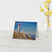 Peggy's Cove Lighthouse Kaart (Gele Bloem)
