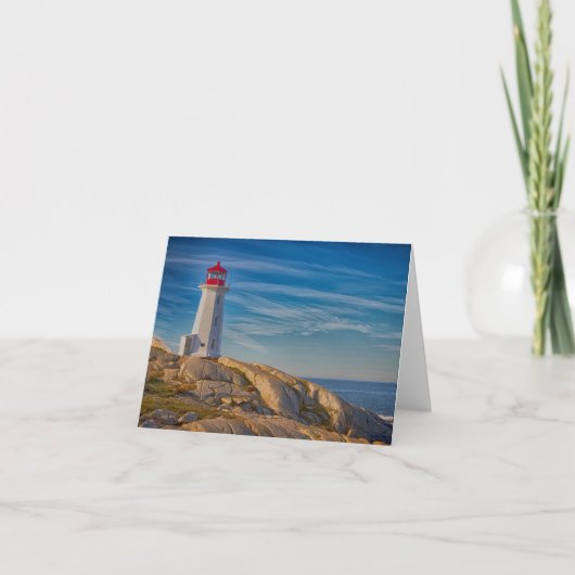 Peggy's Cove Lighthouse Kaart (Voorkant)