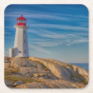 Peggy's Cove Lighthouse Kartonnen Onderzetters