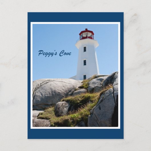 Peggy's Cove Lighthouse (Kleur) Briefkaart (Voorkant)