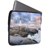 Peggy's Cove Lighthouse Laptop Sleeve (Voorkant Rechts)