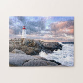 Peggy's Cove Lighthouse Legpuzzel (Horizontaal)