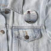 Peggy's Cove Lighthouse N.S. Button pin Badge (In situ)