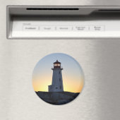Peggy's Cove Lighthouse Nova Scotia fridge Magnet (Insitu (Vaatwasser))