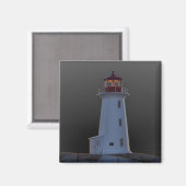 Peggy's Cove Lighthouse Nova Scotia fridge Magnet (Voorkant / Achterkant)