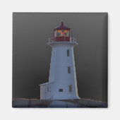 Peggy's Cove Lighthouse Nova Scotia fridge Magnet (Voorkant)