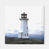 Peggy's Cove Lighthouse Nova Scotia fridge Magnet (Voorkant)