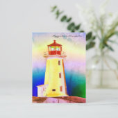 Peggy's Cove Lighthouse Nova Scotia postkaart (Staand voorkant)
