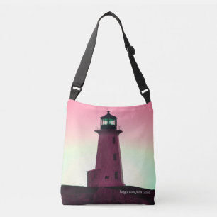 Peggy's Cove Lighthouse Nova Scotia schoudertas Crossbody Tas