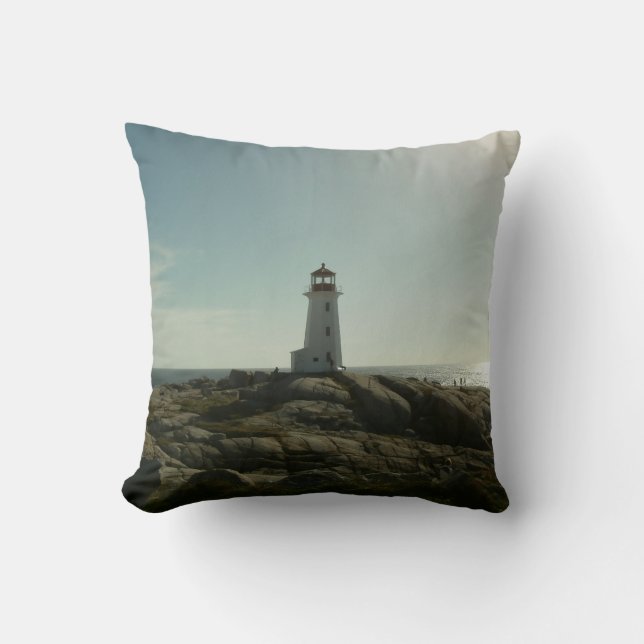 Peggy's Cove Lighthouse Pillow Kussen (Voorkant)