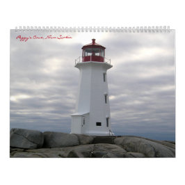 Peggy's Cove Lighthouse Route Calendar Kalender
