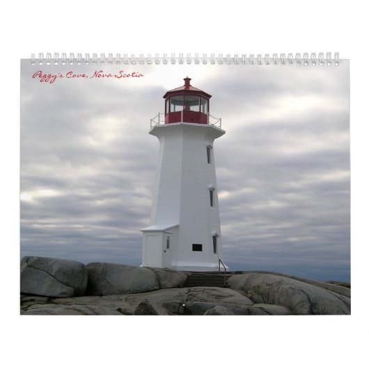 Peggy's Cove Lighthouse Route Calendar Kalender (Hoes)