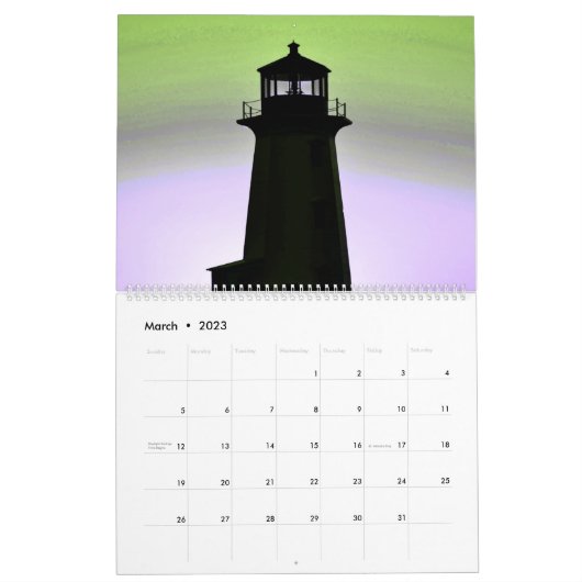 Peggy's Cove Lighthouse Route Calendar Kalender (Mar 2023)