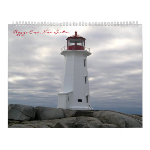 Peggy's Cove Lighthouse Route Calendar Kalender