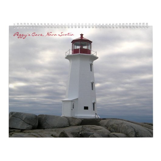 Peggy's Cove Lighthouse Route Calendar Kalender (Hoes)
