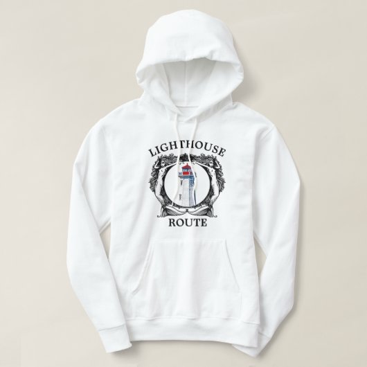 Peggy's Cove Lighthouse Route Hoodie (Design voorkant)