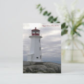 Peggy's Cove Lighthouse Route Nova Scotia Briefkaart (Staand voorkant)